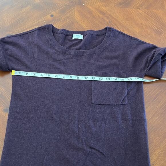 Wallace XS Dark Purple Tunic Sweater Y2K Vintage - Picture 9 of 10